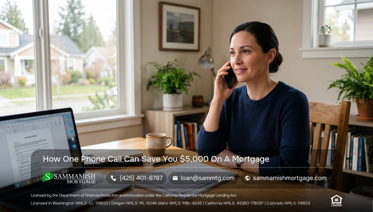 How One Phone Call Can Save You $5,000 On a Mortgage