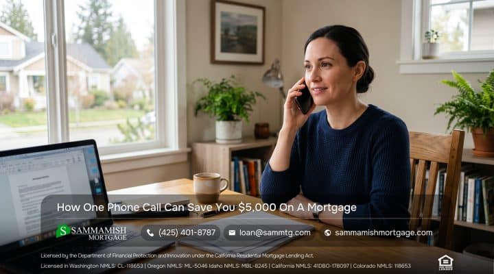 How One Phone Call Can Save You $5,000 On a Mortgage