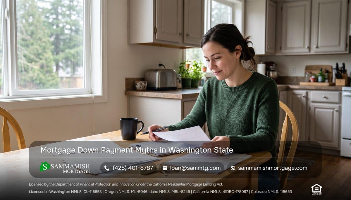 Mortgage Down Payment Myths in Washington State