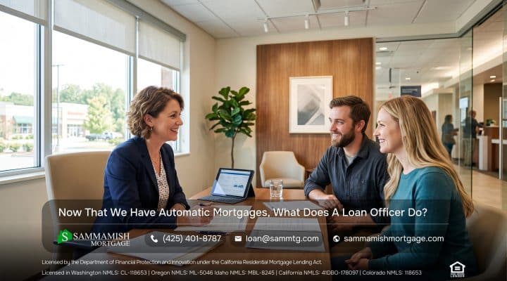 Now That We Have Automatic Mortgages, What Does A Loan Officer Do?