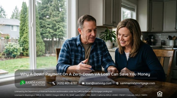 Why a Down Payment on a Zero-Down VA Loan Can Save You Money