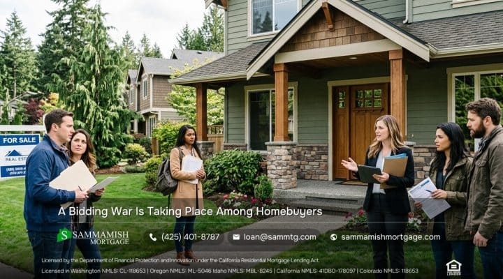 A Bidding War Is Taking Place Among Homebuyers
