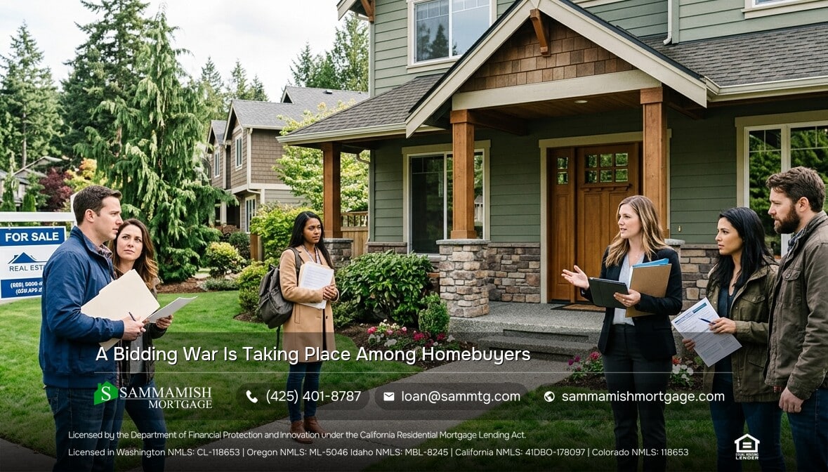 A Bidding War Is Taking Place Among Homebuyers