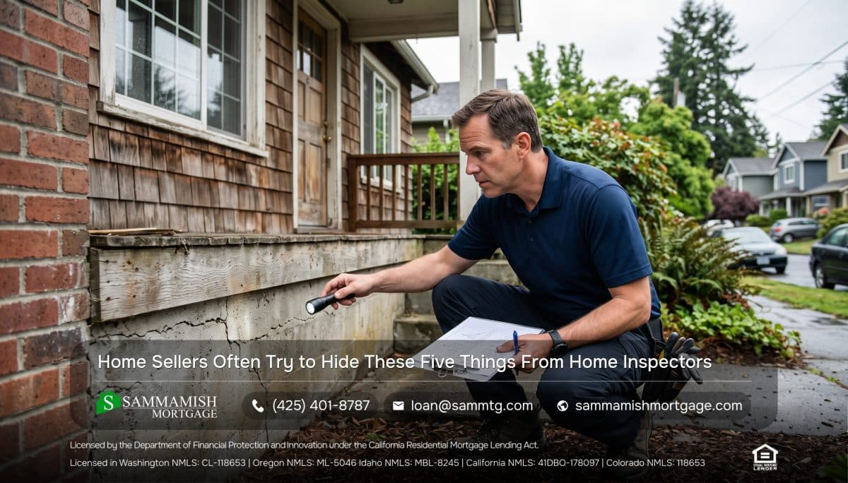 Five Things WA State Home Sellers Try to Hide From Home Inspectors