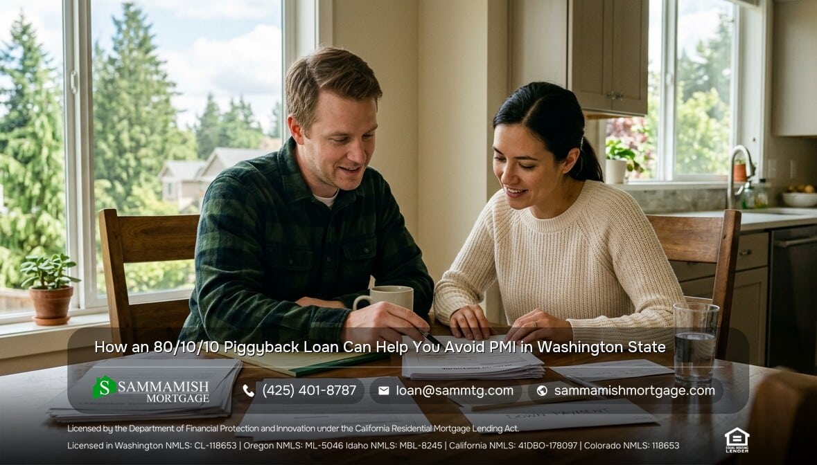 How an 80/10/10 Piggyback Loan Can Help You Avoid PMI in Washington State