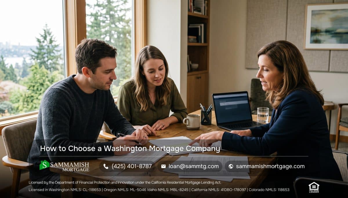 How to Choose a Washington Mortgage Company