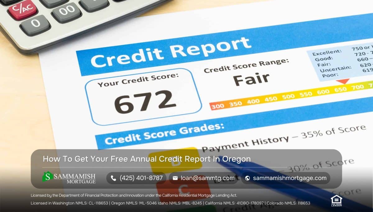How To Get Your Free Annual Credit Report In Oregon