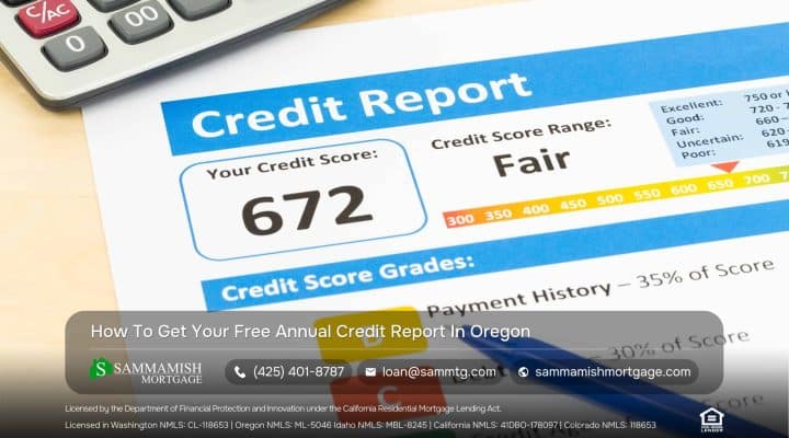 How To Get Your Free Annual Credit Report In Oregon
