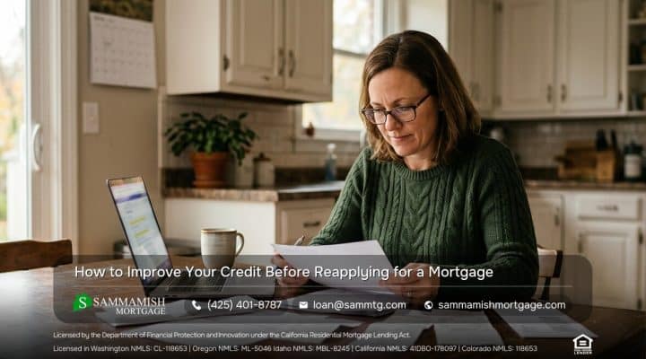 How to Improve Your Credit Before Reapplying for a Mortgage