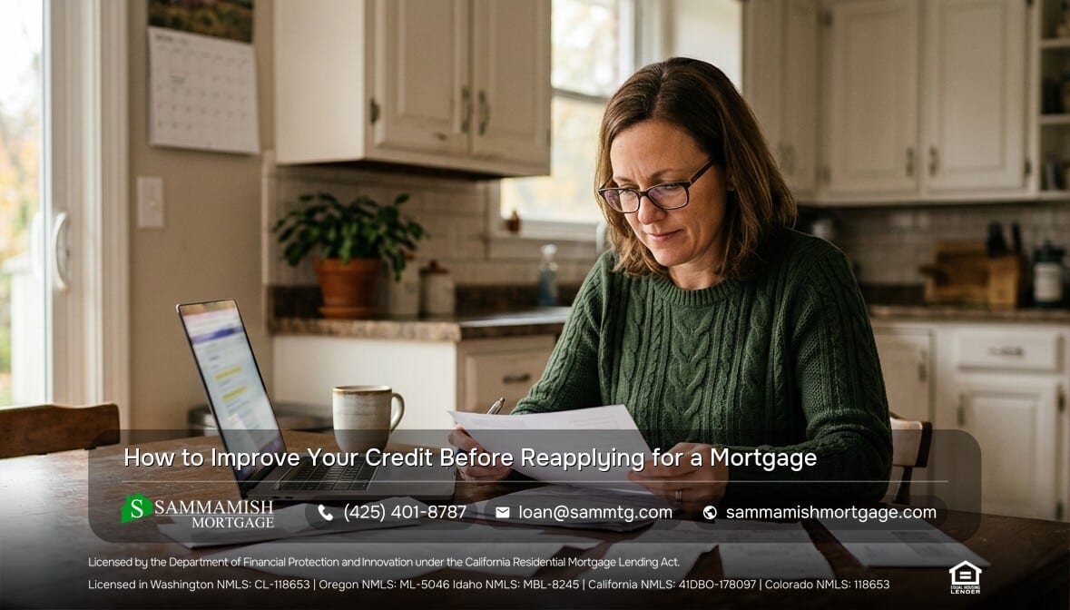 How to Improve Your Credit Before Reapplying for a Mortgage