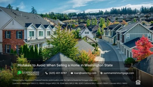 Mistakes to Avoid When Selling a Home in Washington State