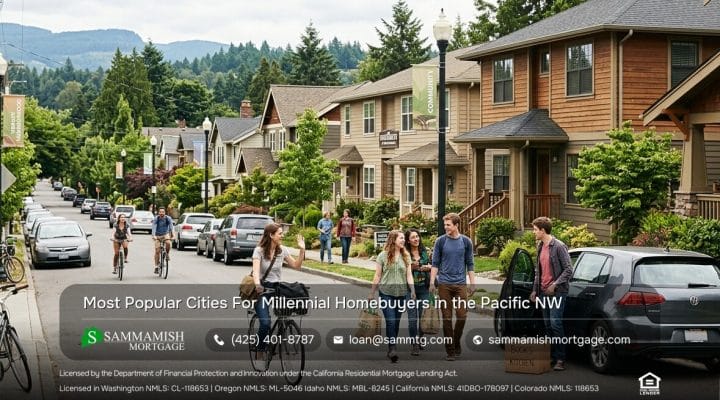 The Most Popular Cities For Millennial Homebuyers Right Now in the Pacific NW