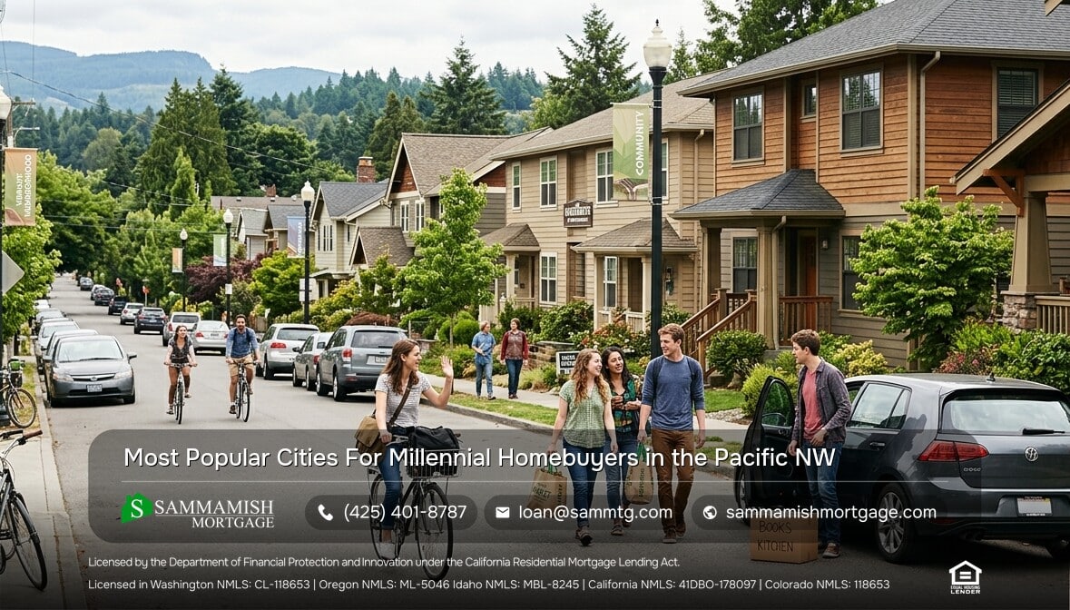The Most Popular Cities For Millennial Homebuyers Right Now in the Pacific NW