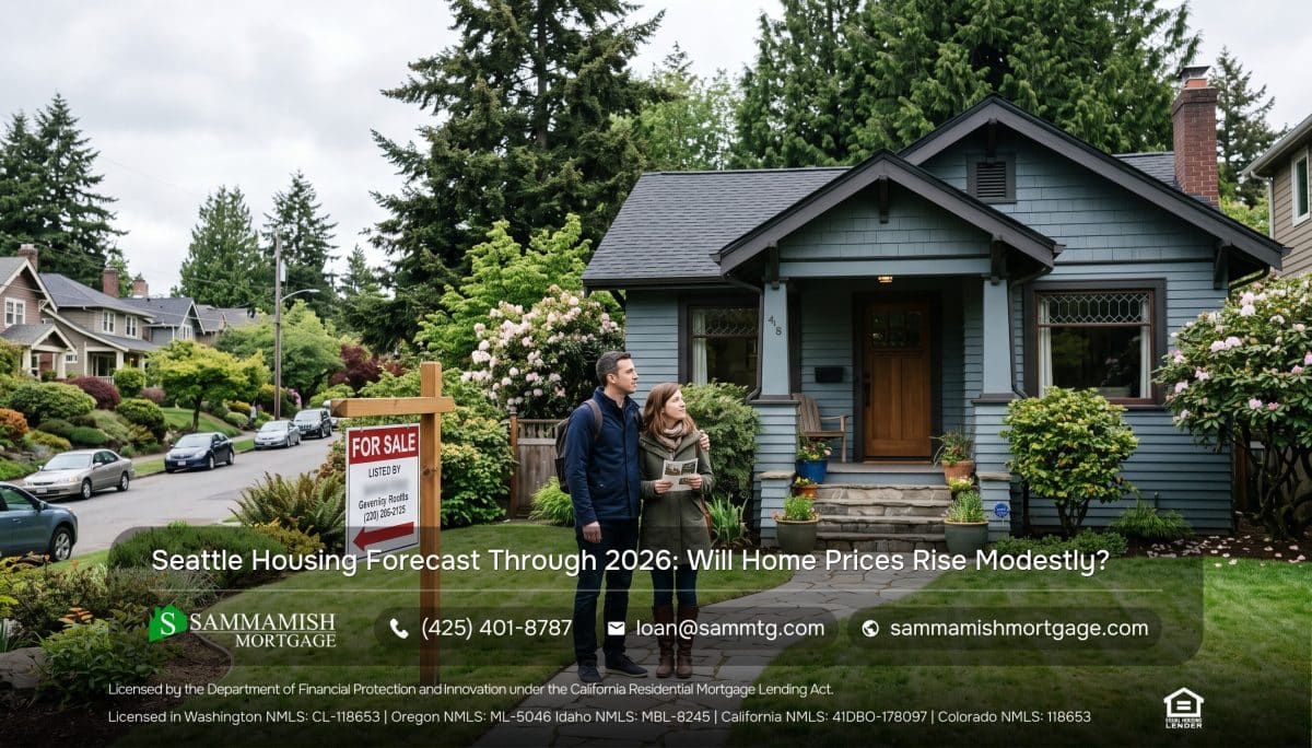 Seattle Housing Forecast Through 2026: Will Home Prices Rise Modestly?
