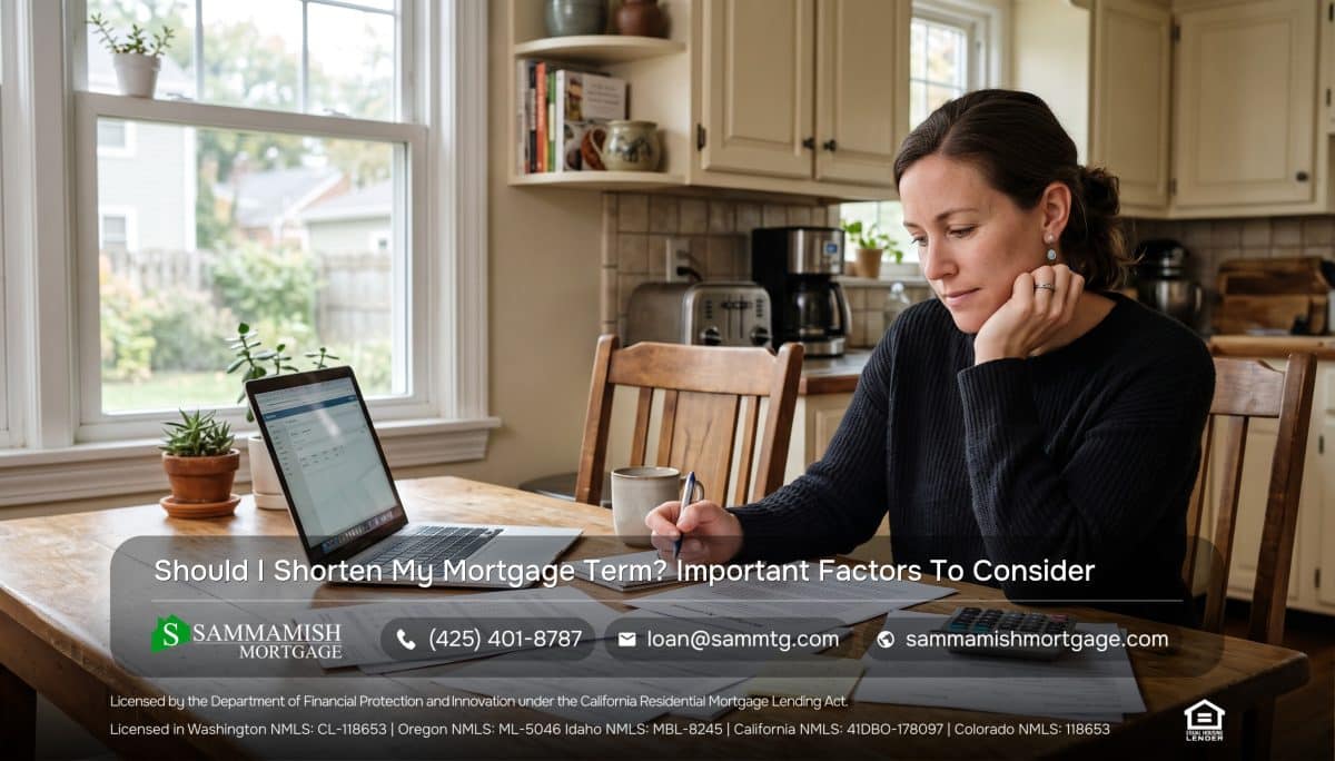 Should I Shorten My Mortgage Term? Important Factors To Consider