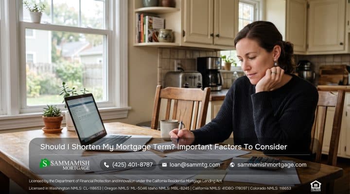 Should I Shorten My Mortgage Term? Important Factors To Consider