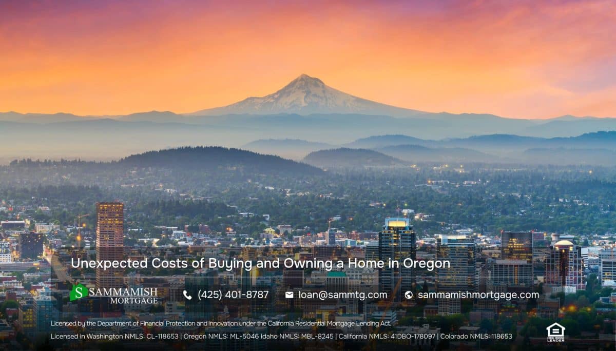 Unexpected Costs of Buying and Owning a Home in Oregon