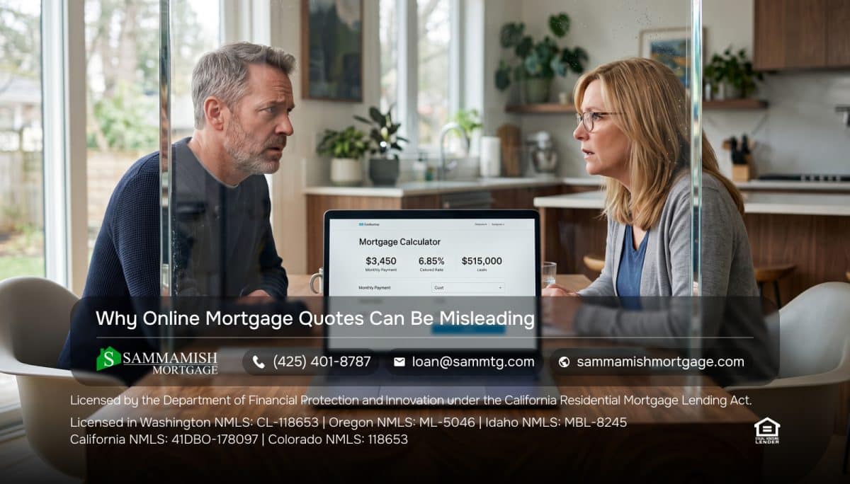 Why Online Mortgage Quotes Can Be Misleading