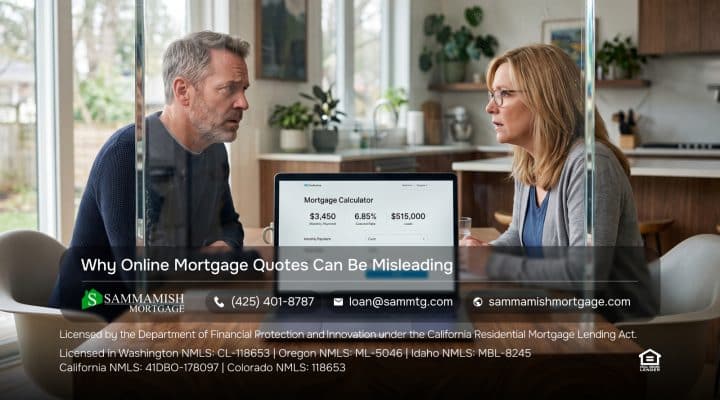 Why Online Mortgage Quotes Can Be Misleading